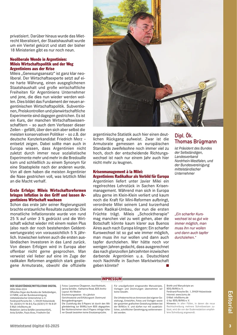 BDS/BVMU Magazin Seite 3