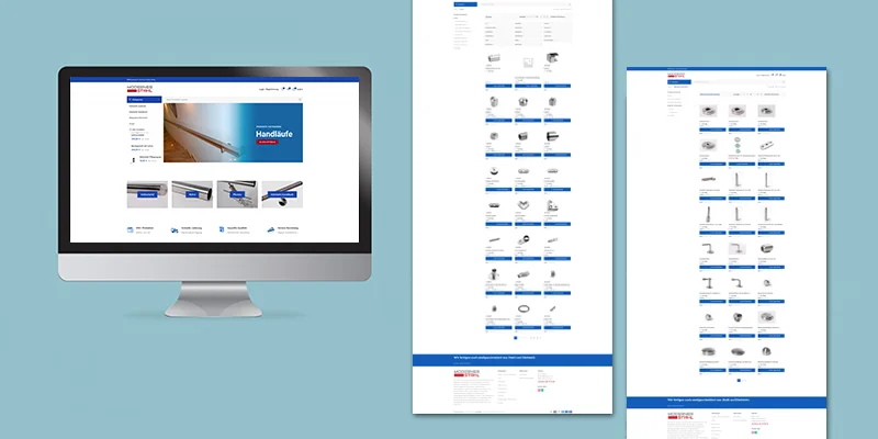 Moderner Stahl: WooCommerce-Onlineshop mit performanter Versandlogik und klarer UX