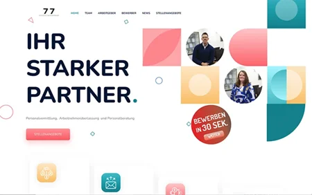 Portfolio-Website – Handwerk & Bau