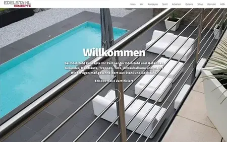 Portfolio-Website – Handwerk & Bau